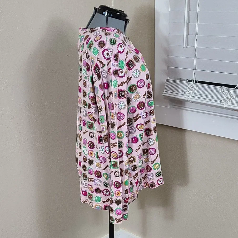 Nick & Nora Chocoholic Pajamas Plus Size 3XL Y2k New With Tags NWT